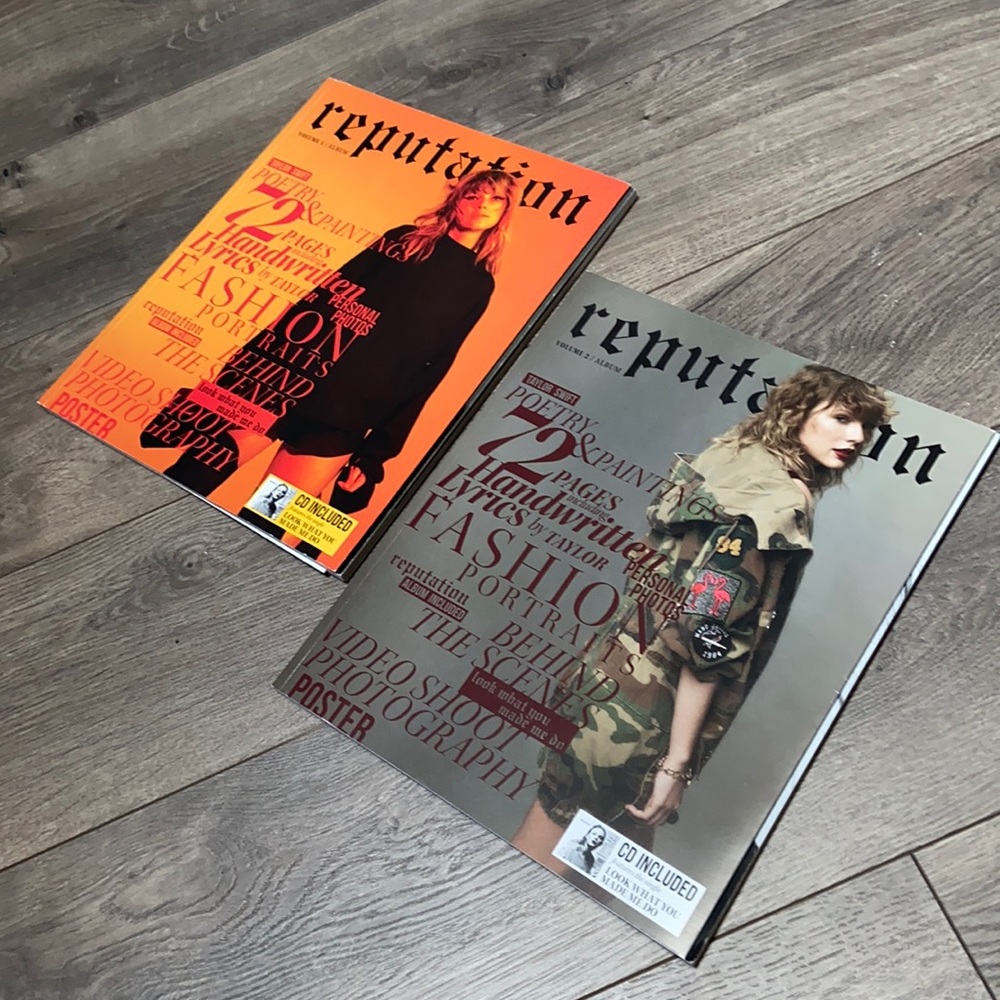Taylor Swift “Reputation” Magazines Vol. 1 & 2